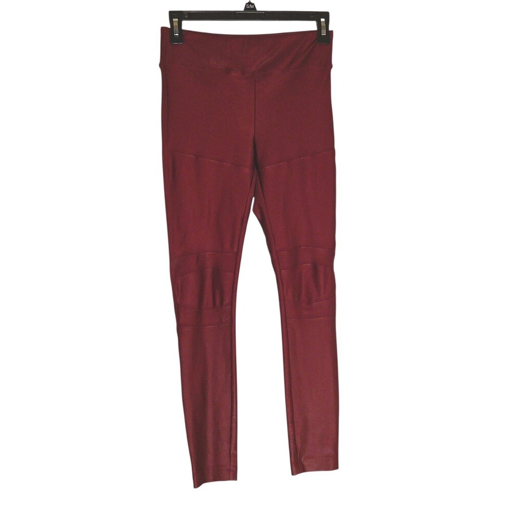 Koral Activewear High Rise Lustrous Burgundy Leggings / Workout pants Size M